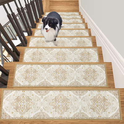 Tapis d'escalier antidérapants pour l'intérieur