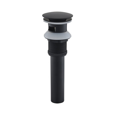 Pop-Up Bathroom Sink Drain Stopper with Overflow