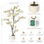 Arbre de magnolia artificiel (avec lumières)