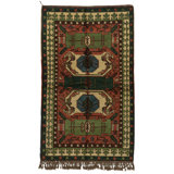 One-of-a-Kind 4' X 7' Hand Knotted Area Rug