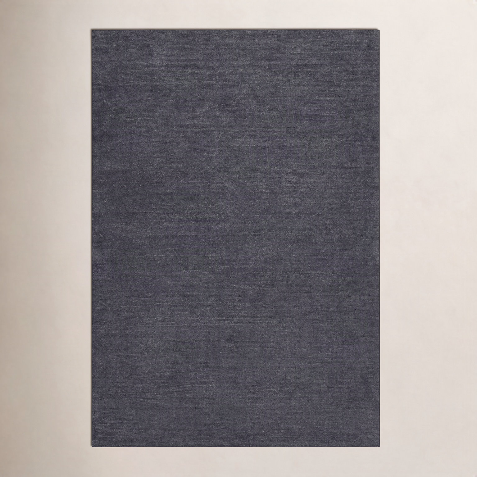 Crowe Charcoal Gray Hand-Woven Wool Rug, Rectangle 8' x 11'