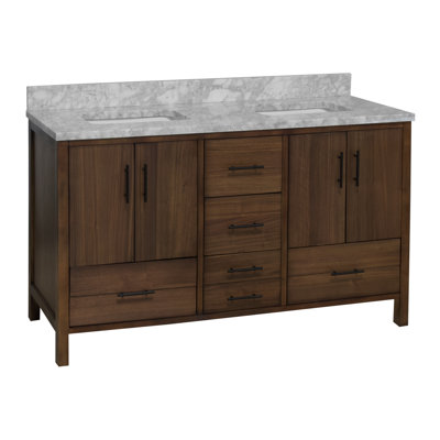 Ensemble de meuble-lavabo double 60 po Kiara