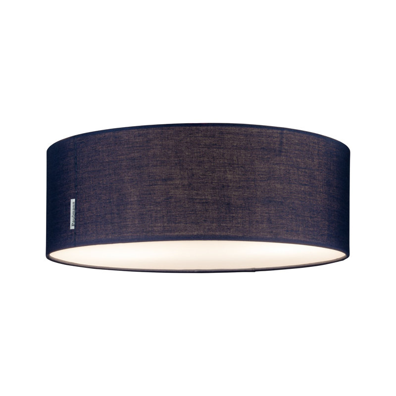 Delilah Fabric Flush Mount, Blue