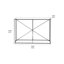 Butoves 120cm Glass Top Console Table
