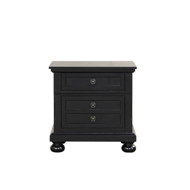Table de chevet Meade, Noir
