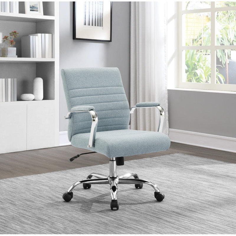Chaise de bureau Mallory, Bleu