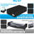Under Bed Storage Container Bin 4 Pack, 4.5 Inch Slim Low Profile Underbed Clothes Storage Organizer