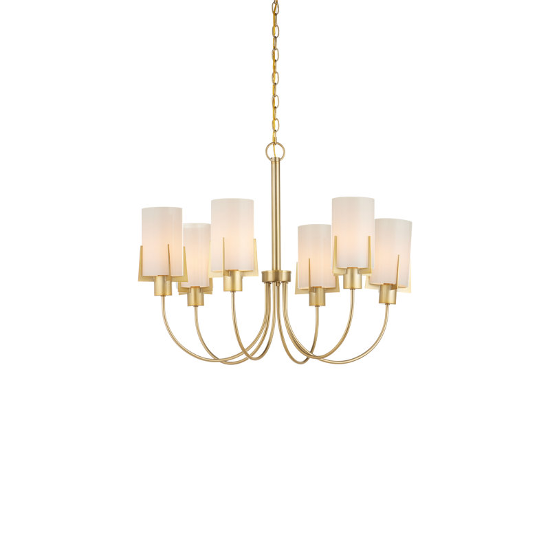 Macklin 6 - Light LED Chandelier, Brass