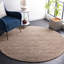 Tapis brun fait à la main Elle-1850308787
