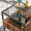 Adilynne 43 cm W Steel Bedside Table