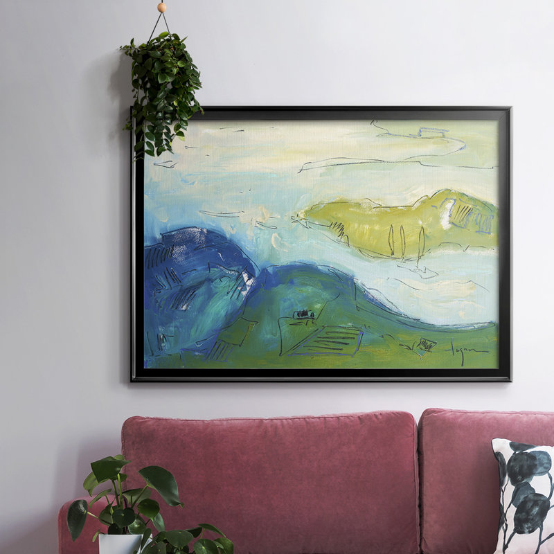 Birthing Big Dreams-Framed Gallery Wrapped Canvas, Black, 18" H x 26" W x 1.5" D