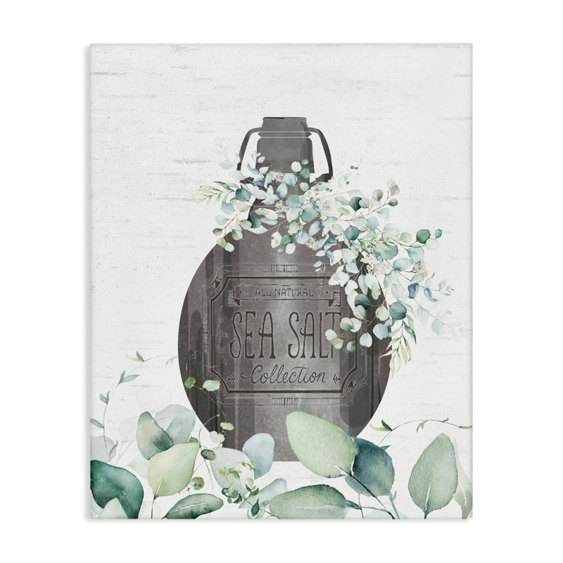Sea Salt Collection Bottle Canvas, design by Lettered and Lined