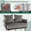 Ugarte 2 Seater Velvet Loveseat