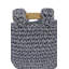 Ensemble de 2 paniers ronds en tissu