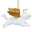Maltese Dog Angel Holiday Ornament