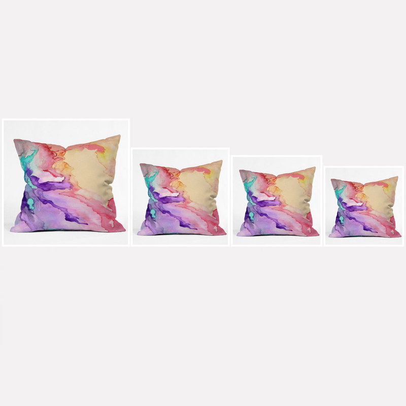 My World Throw Pillow, 20" x 20"