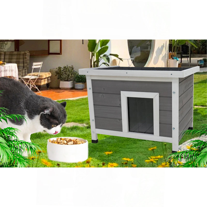 Cage à lapins intérieure et extérieure imperméable pour chat, chats, chiens et autres petits animaux, Gris