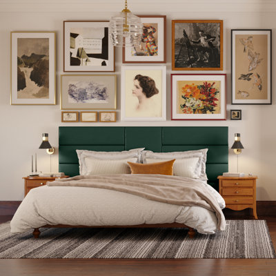 Frech Panelist Designer Vegan Leather Wall Panels: Chic & Functional Enhancements for Home and Hospitality by Ebern Designs
