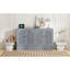 Grand lit escamotable avec grands tiroirs, gris-1045532418-1045532417
