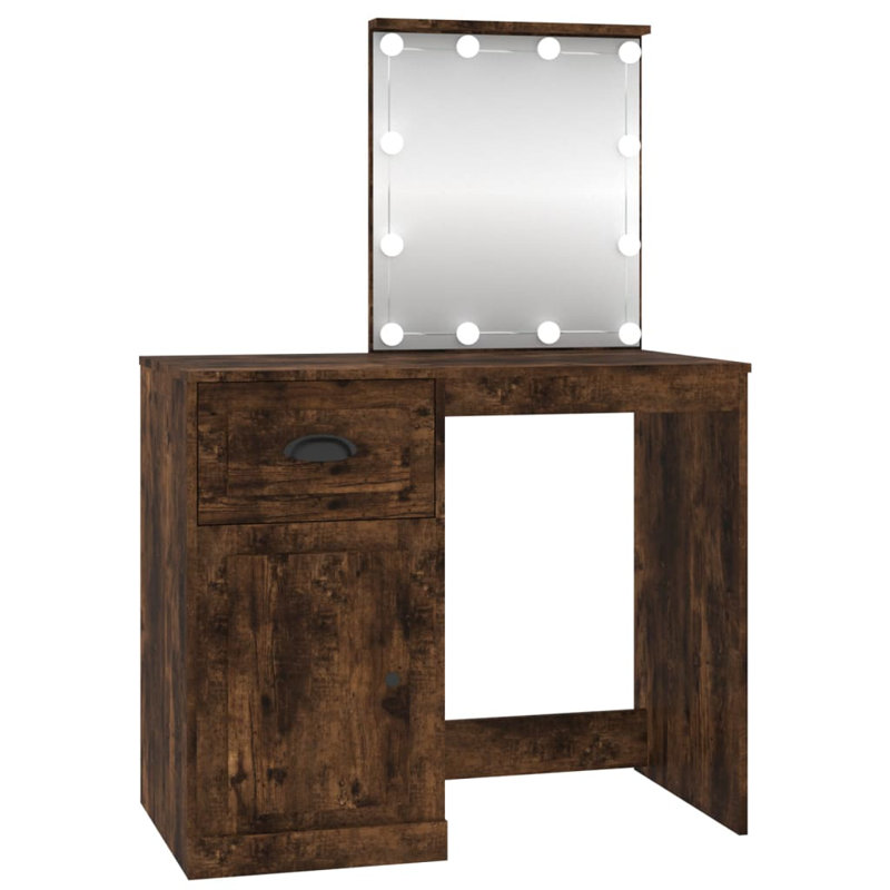 Bellefontaine Dressing Table, Smoked Oak