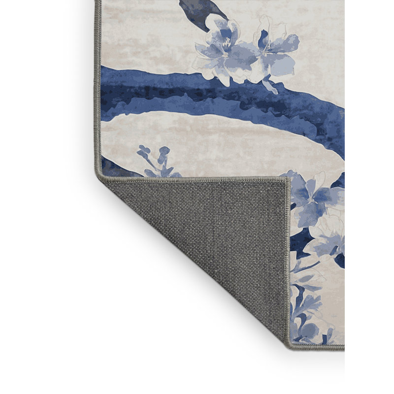Tapis gris soyeux et moelleux, Carré 5 pi