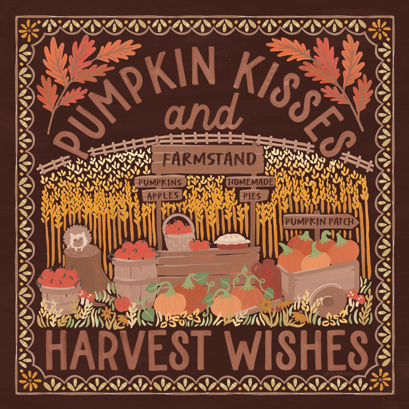 «Autumn Days V Dark» par Laura Marshall 90594, H 12 po x l 12 po