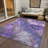 Machine Washable Indoor/Outdoor Xhevrie Lavender Rug-30633792
