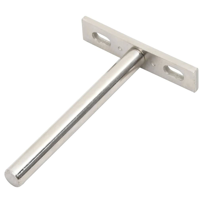 Floating Shelf Brackets 12Pcs Invisible Carbon Steel, 3.90" H x 2.80" W