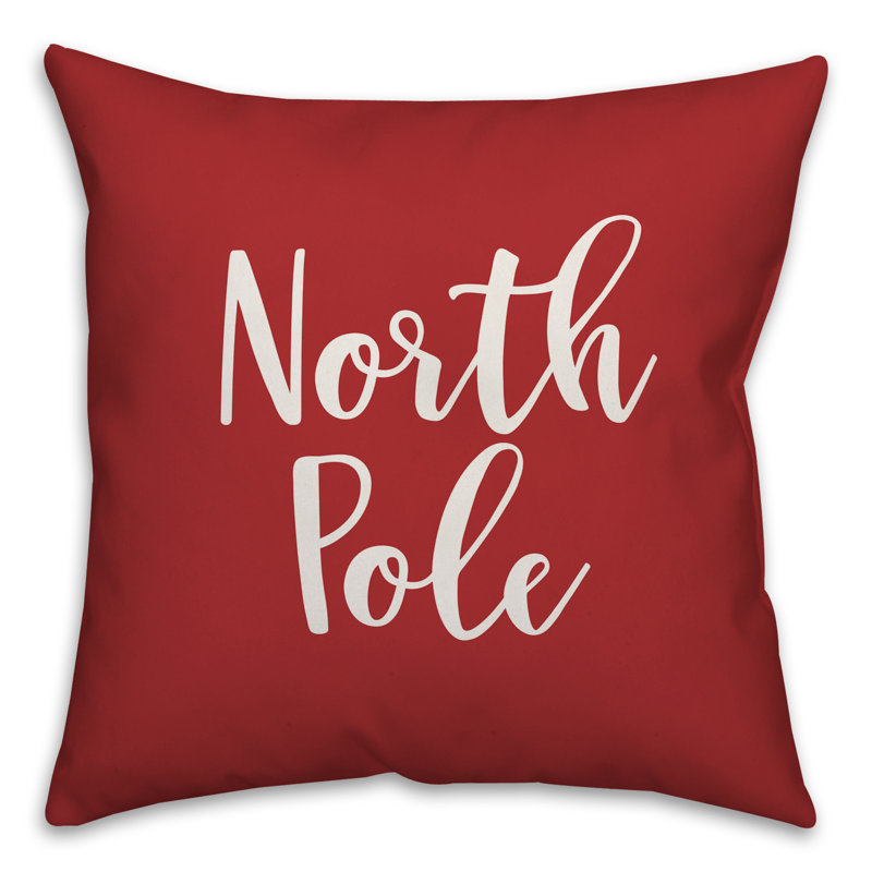  Coussin North Pole, Rouge, Housse de coussin