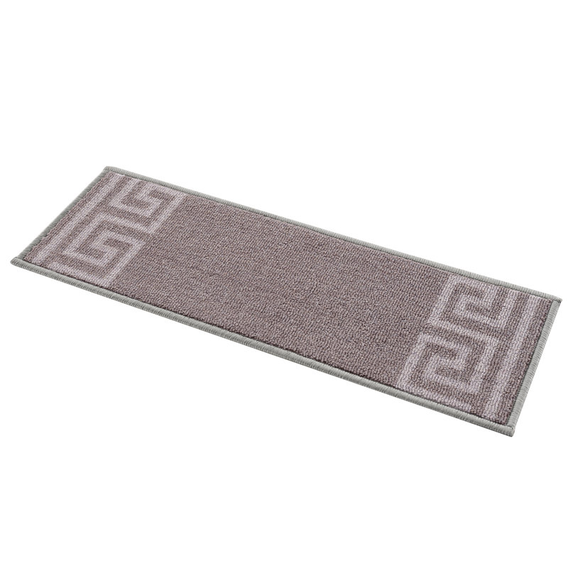Tapis d'escalier antidérapant Ubaid, Gris, 7