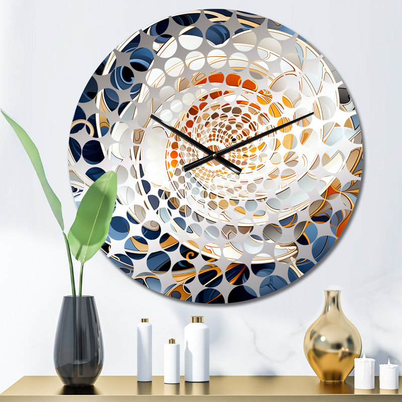 Horloge murale Latrell - Abstract Botanicals, Petit