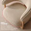 Chaise d'appoint incurvée 31,5 po H 31,5 po