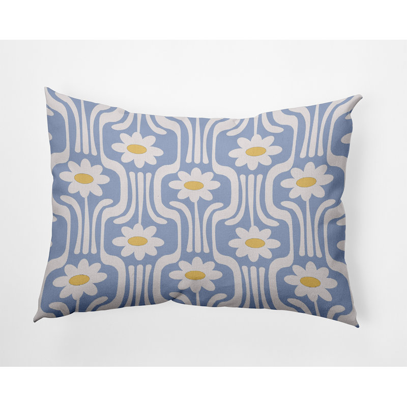 Coussin floral réversible Flower Power, Peri Floral