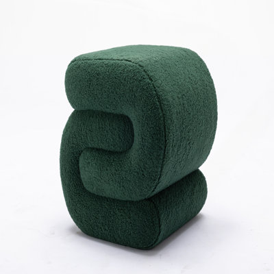 Tabouret de maquillage en S en forme de S, repose-pieds confortable et élégant