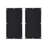 Set of 2 Rectangular Accent Mirror, Wall Mirror for Home