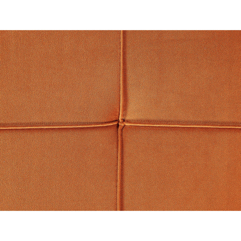 Lisco Velvet Chaise Lounge, Orange