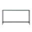 Console étroite étroite avec plateau en miroir, finition gris acier | Idée de cadeau-1586346951