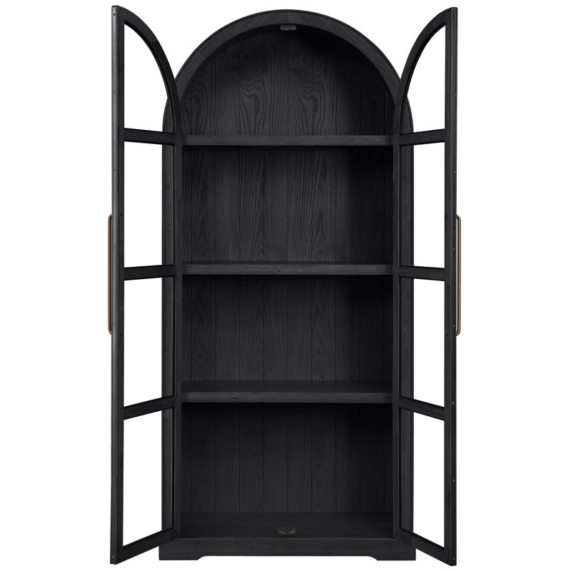 Armoire de rangement Corva, Noir