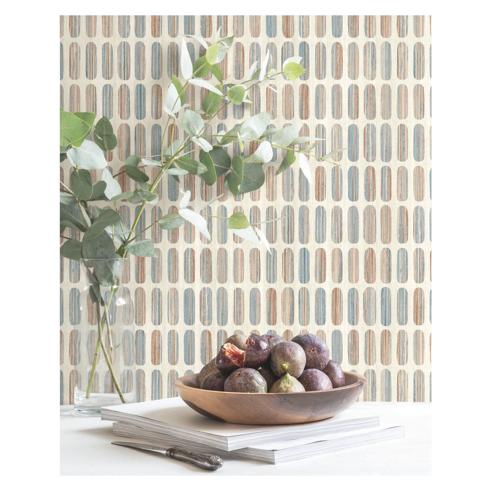 Bonn Abstract Wallpaper, Tan