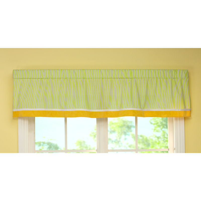 Animal Striped Tailored Window Valance