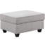 Canapé modulaire en L avec repose-pieds 8 pièces Linen
