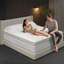 Matelas hybride à ressorts ensachés en mousse à mémoire de forme 10 po / 12 po dans une boîte à soulagement de la pression mi-ferme pour isolement de mouvement CertiPUR-US-954020889-948211550