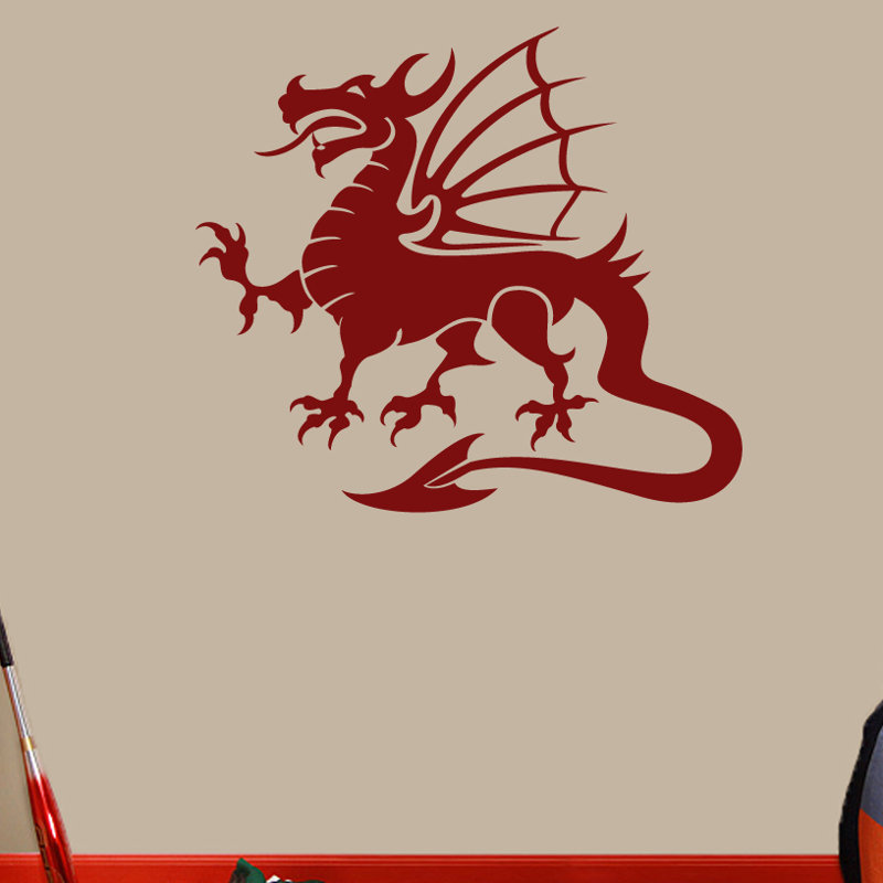 Décalcomanie murale dragon mascotte, Canneberge