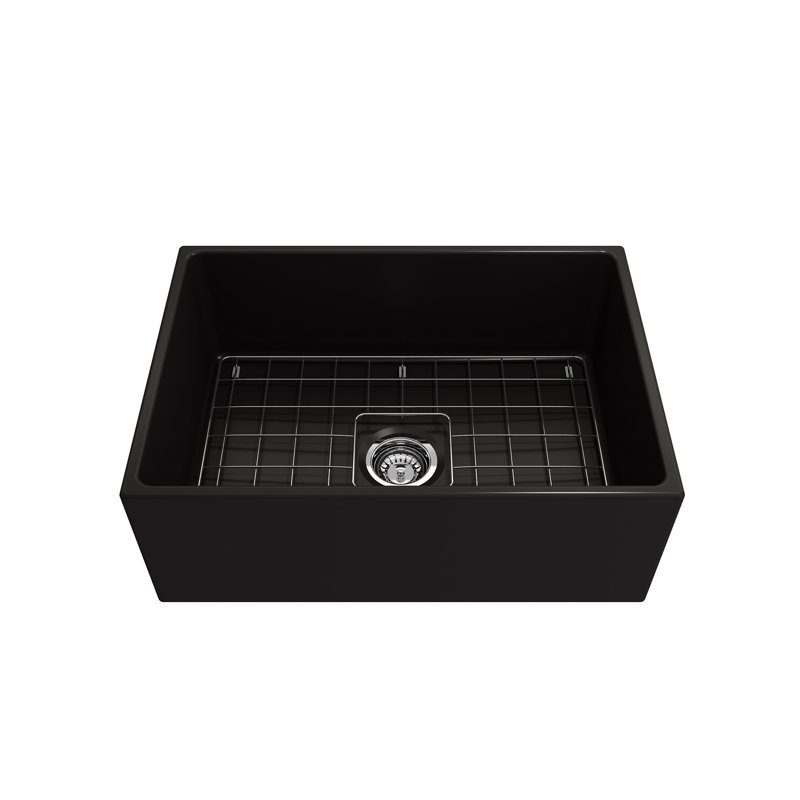 27'' L Kitchen Sink, Matte Black