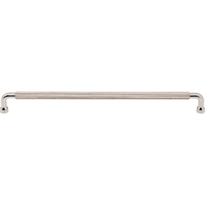 Garrison 3 3/4" Center To Center Bar Pull, 12" Center To Center, Polished Nickel
