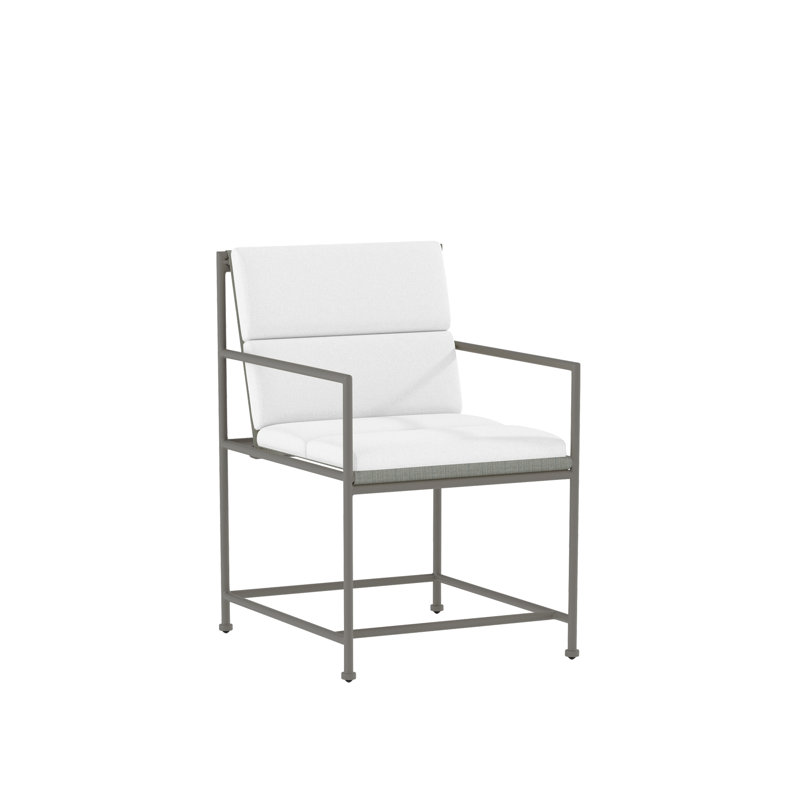 Chaise de salle à manger Glendale, Tanné, Blanc