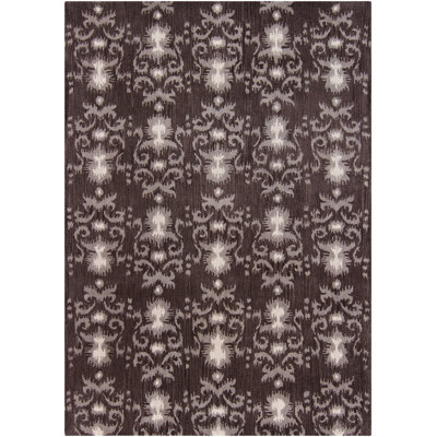 Tapis moka en laine touffeté à la main Deux Ikat
