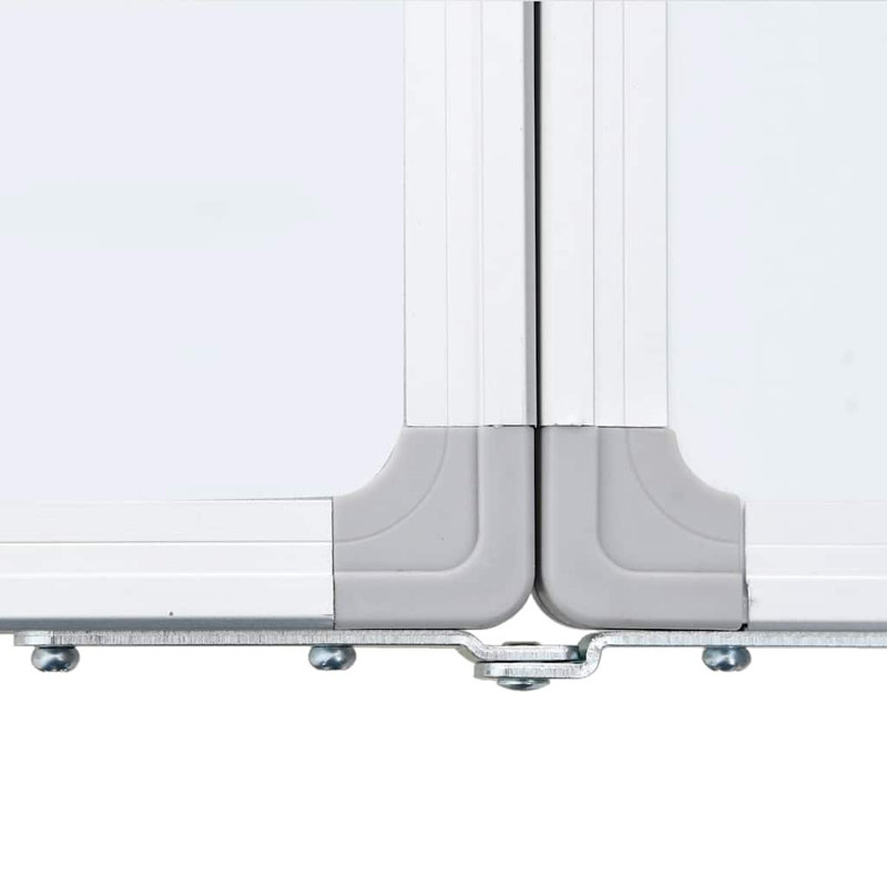 Tableau blanc magnétique pliable en aluminium 0,7 po Vidaxl, H 0,7 po x L 31,5 po x l 31,5 po