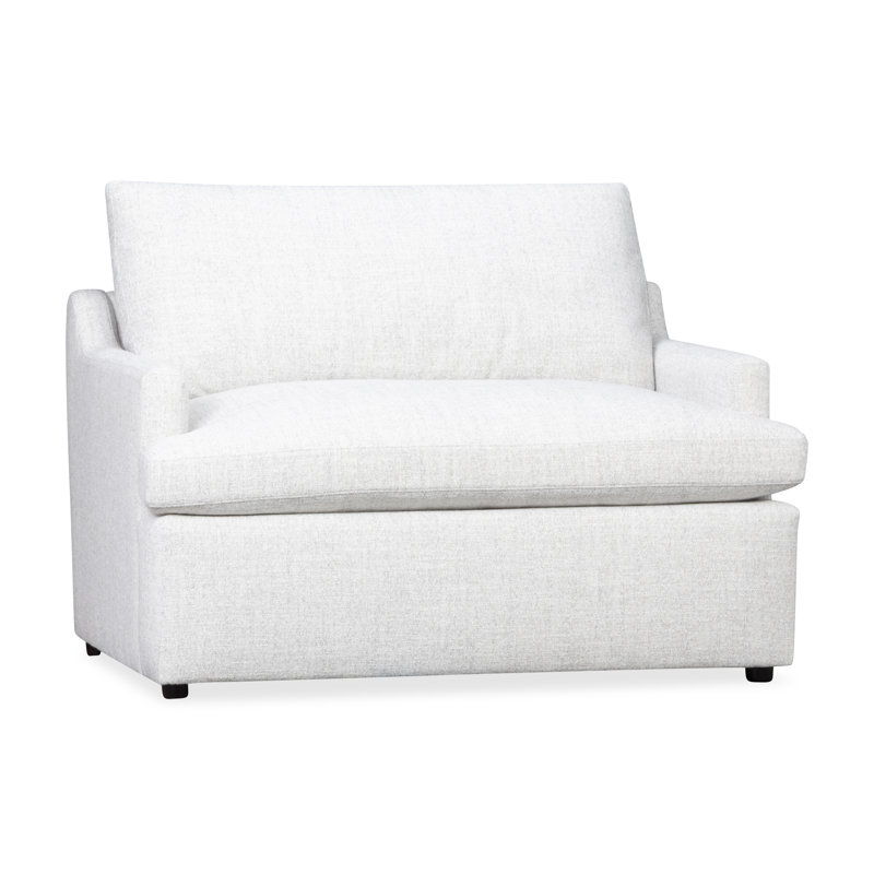 Chaise et demi Essex, Chenille texturée Monique Oyster
