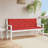 Garden Bench Cushion Set of 2 Red Oxford Fabric 100 Percent Polyester Patio Bench Cushions-1921456686-1921456694